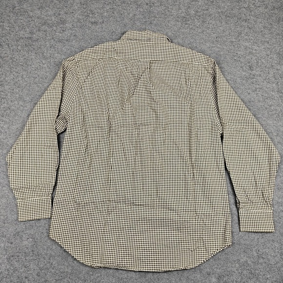 Daniel Cremieux Shirt Mens Large Green Check Cotton Long Sleeve Button Up Casual - Picture 5 of 8